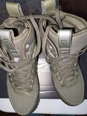 Nike Air Force 1 Olive Green Men’s duck boot Tactical Lace-Up Boots